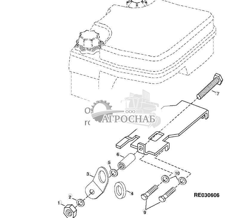 SURGE TANK MOUNTING PLATE 